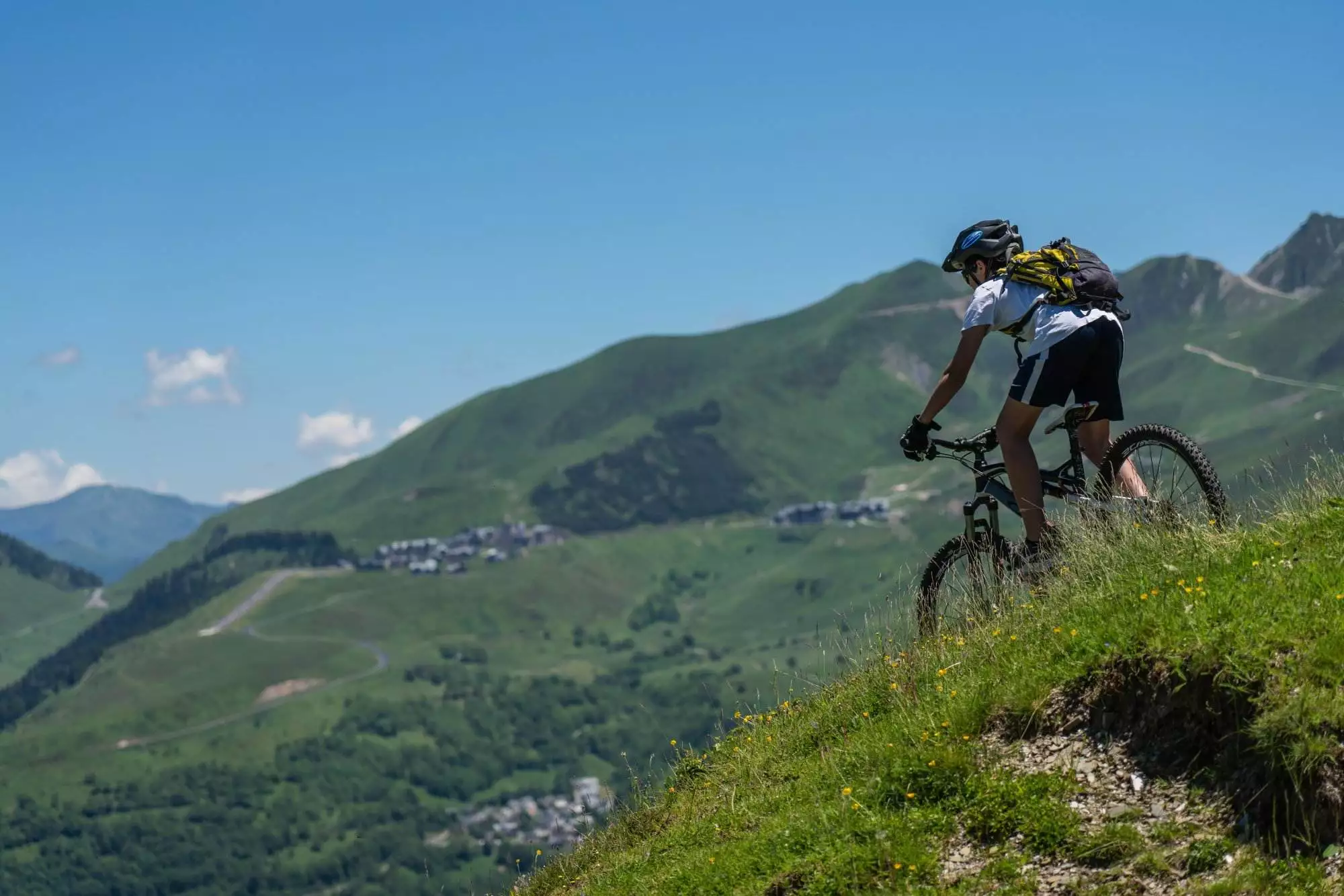 Sortie VTT en famille avec mon moniteur préféré à Loudenvielle