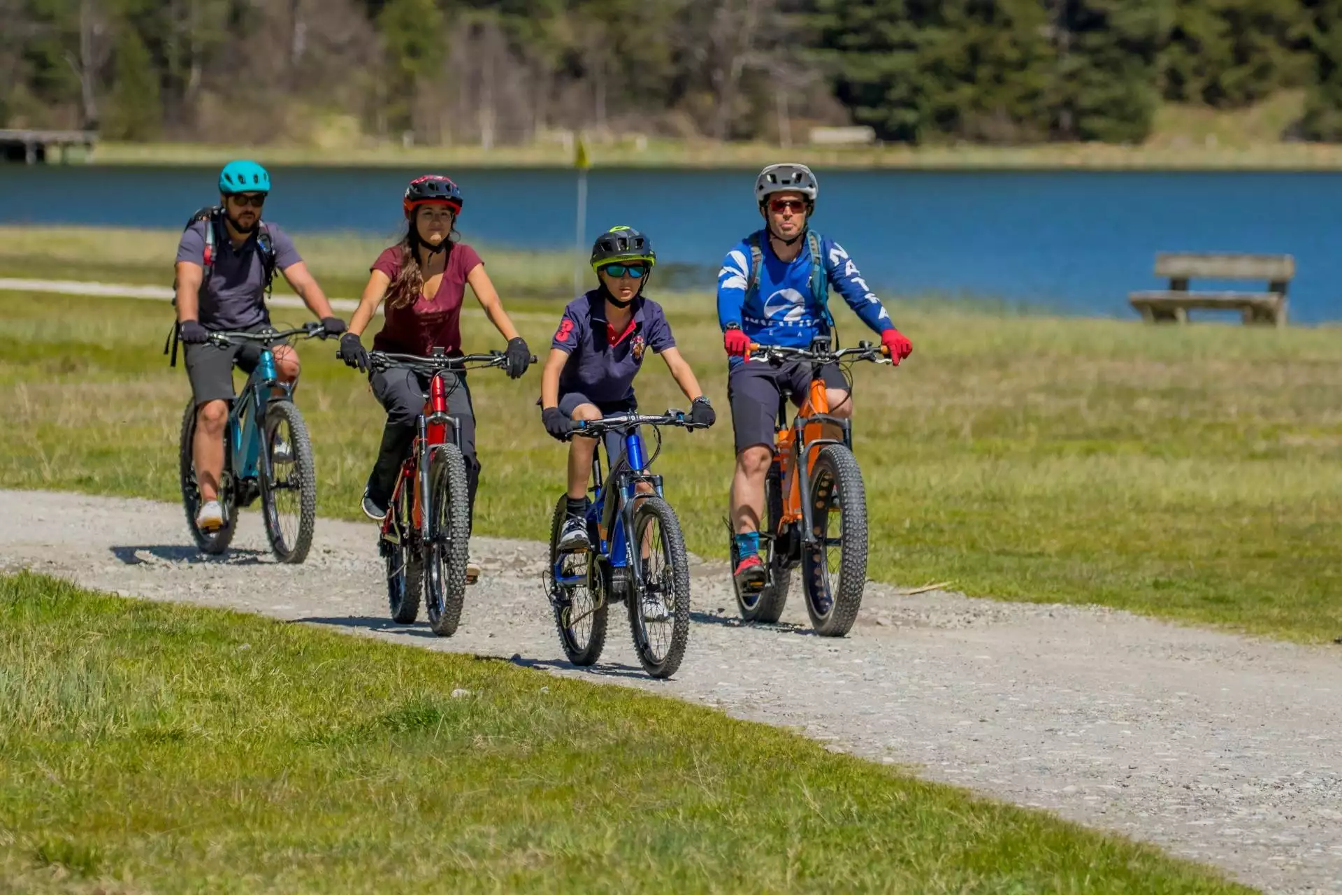 Sortie VTT en famille avec mon moniteur préféré à Loudenvielle