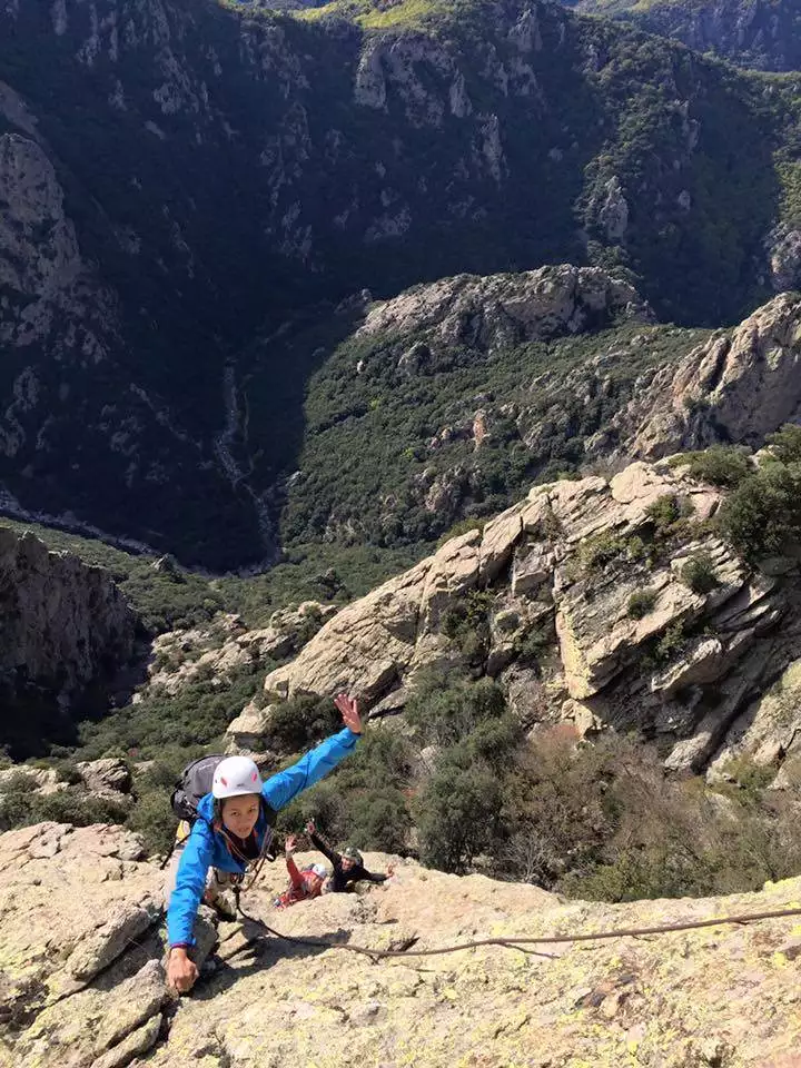 Stage escalade Caroux, initiation Trad & Terrain d'Aventure, 3 jours