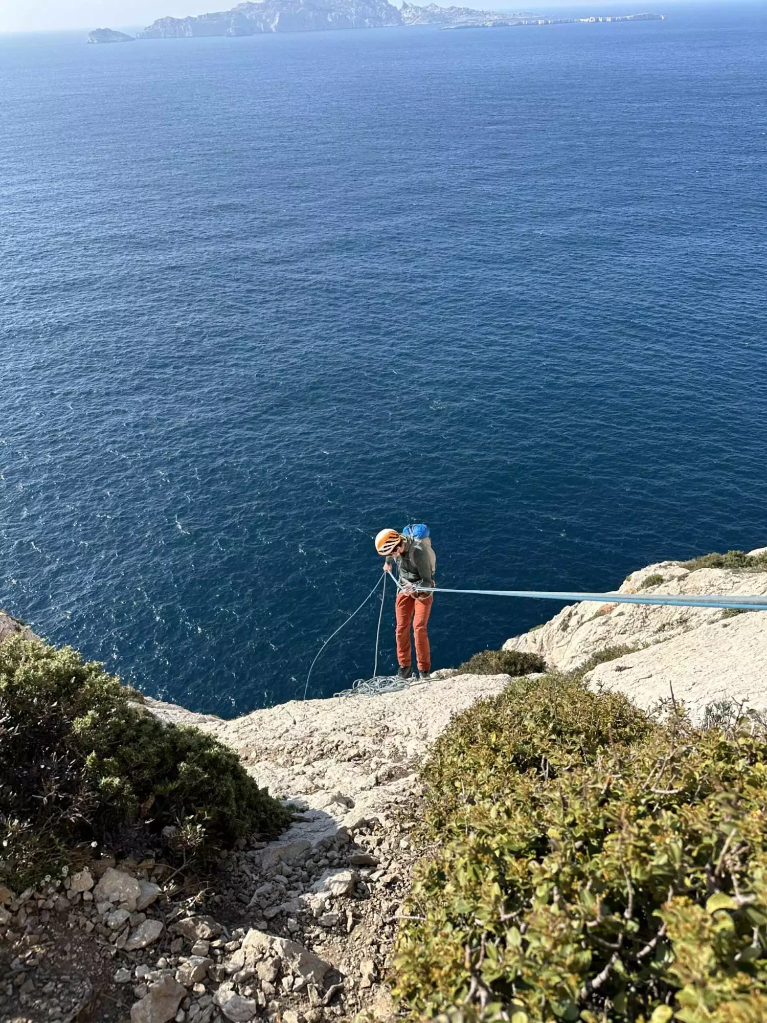 Stage escalade grandes voies dans les Calanques, 3 jours