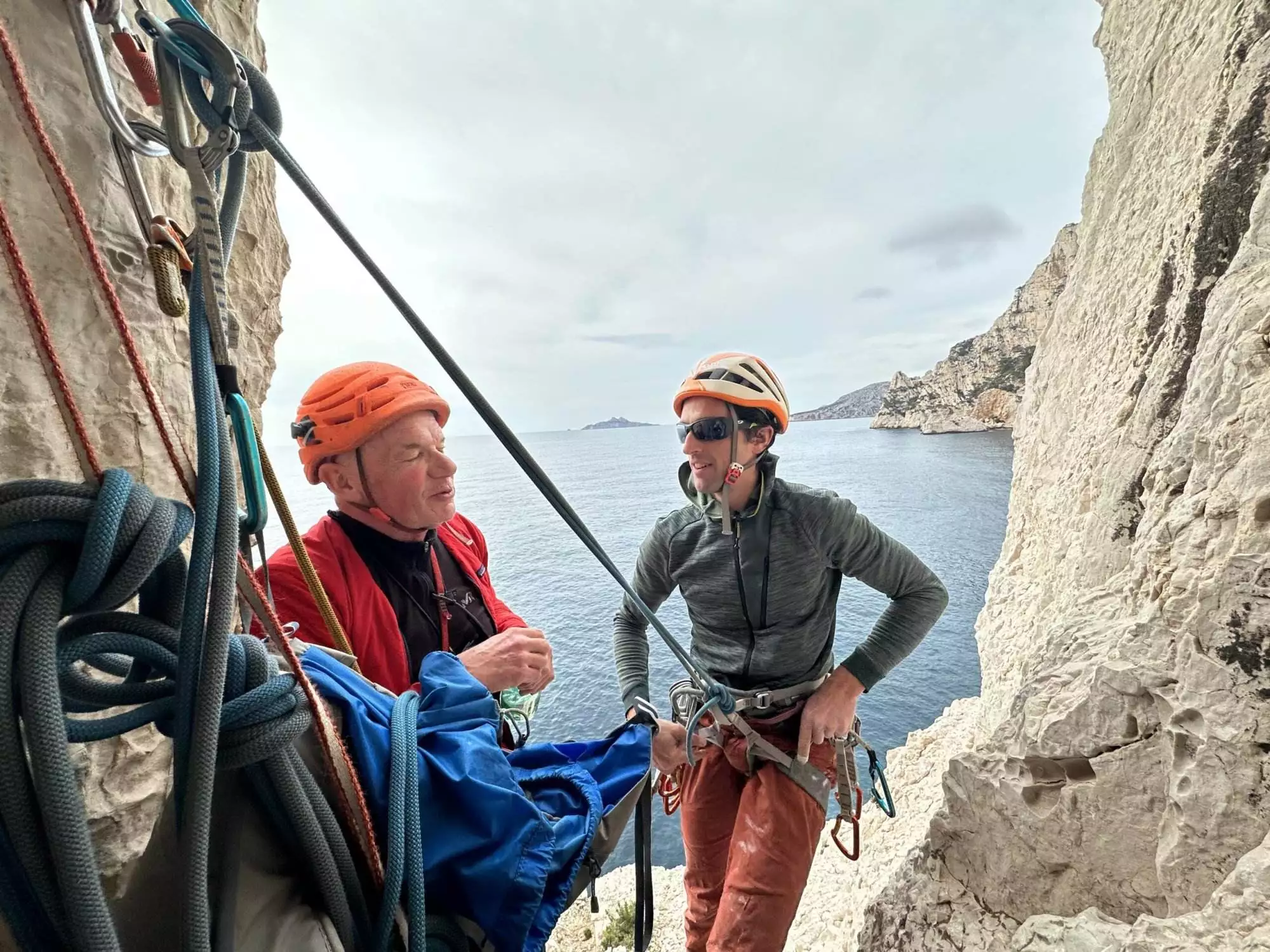 Stage escalade grandes voies dans les Calanques, 3 jours