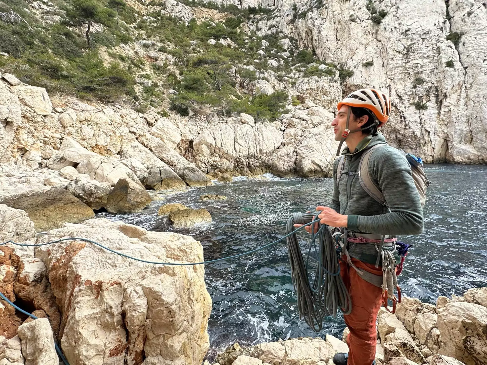 Stage escalade grandes voies dans les Calanques, 3 jours
