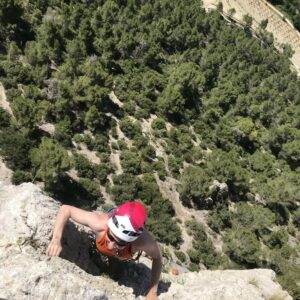Stage escalade Buis les Baronnies, initiation à la falaise, 4 jours