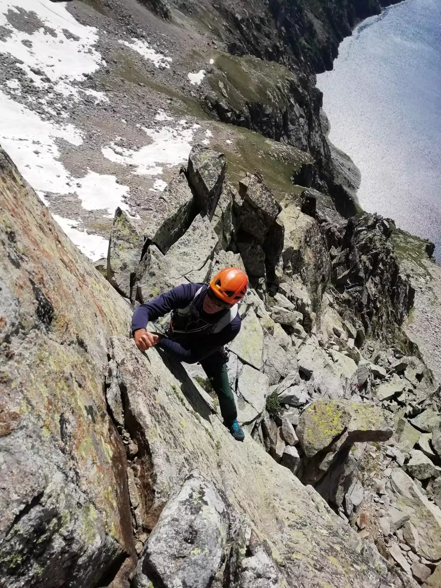 Course escalade en montagne les 3 conseillers, Massif du Néouvielle