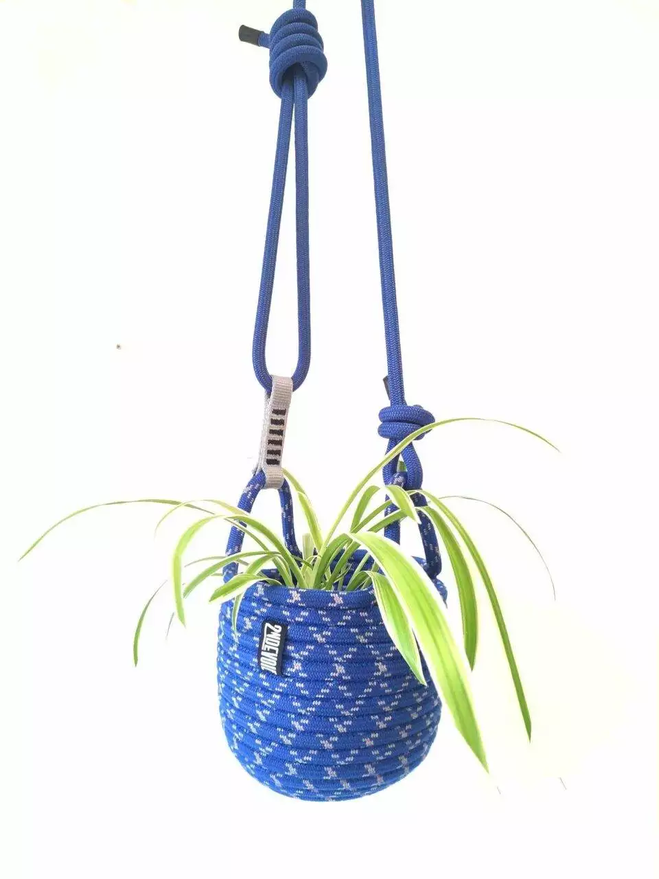 suspension plante en corde recyclée