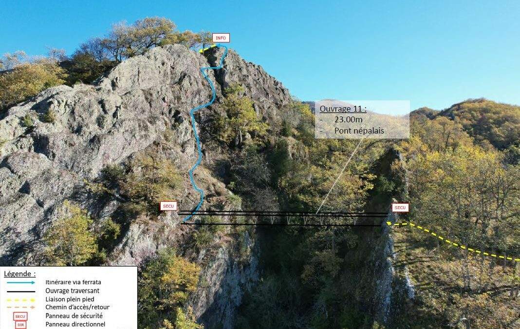 Via Ferrata près de Saint-Lary dans la vallée d’Aure