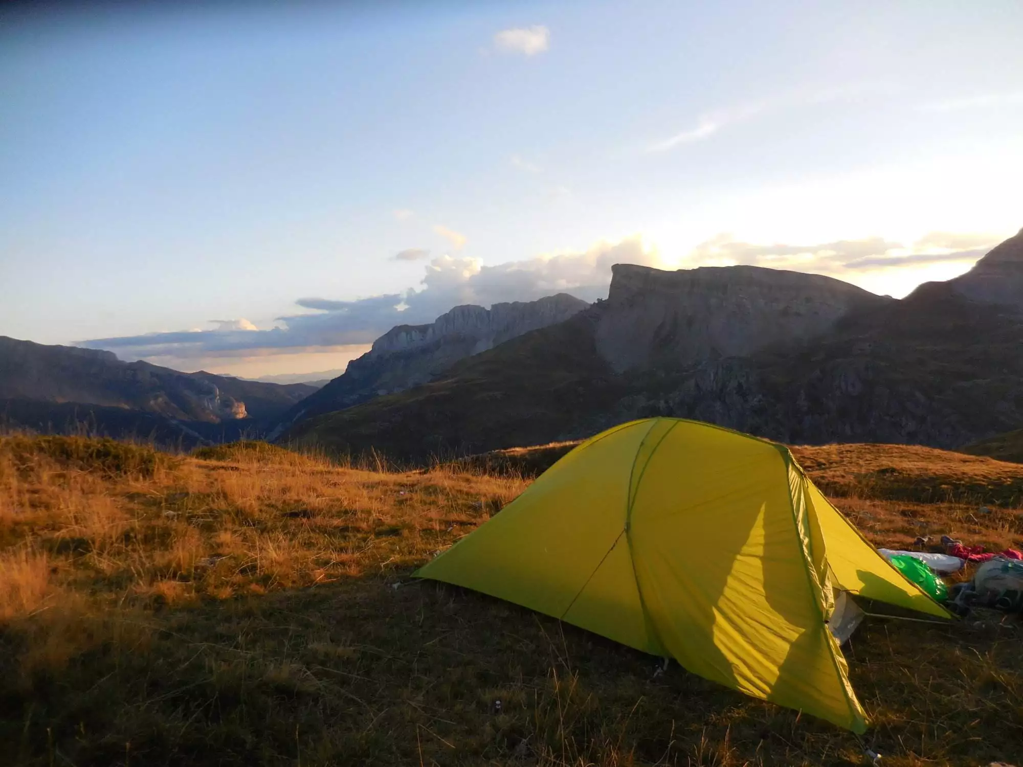Mon premier bivouac sportif dans les Pyrénées